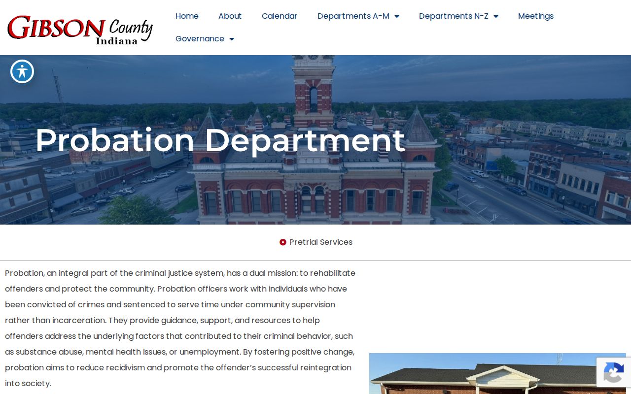 Gibson County criminal docket probation information
